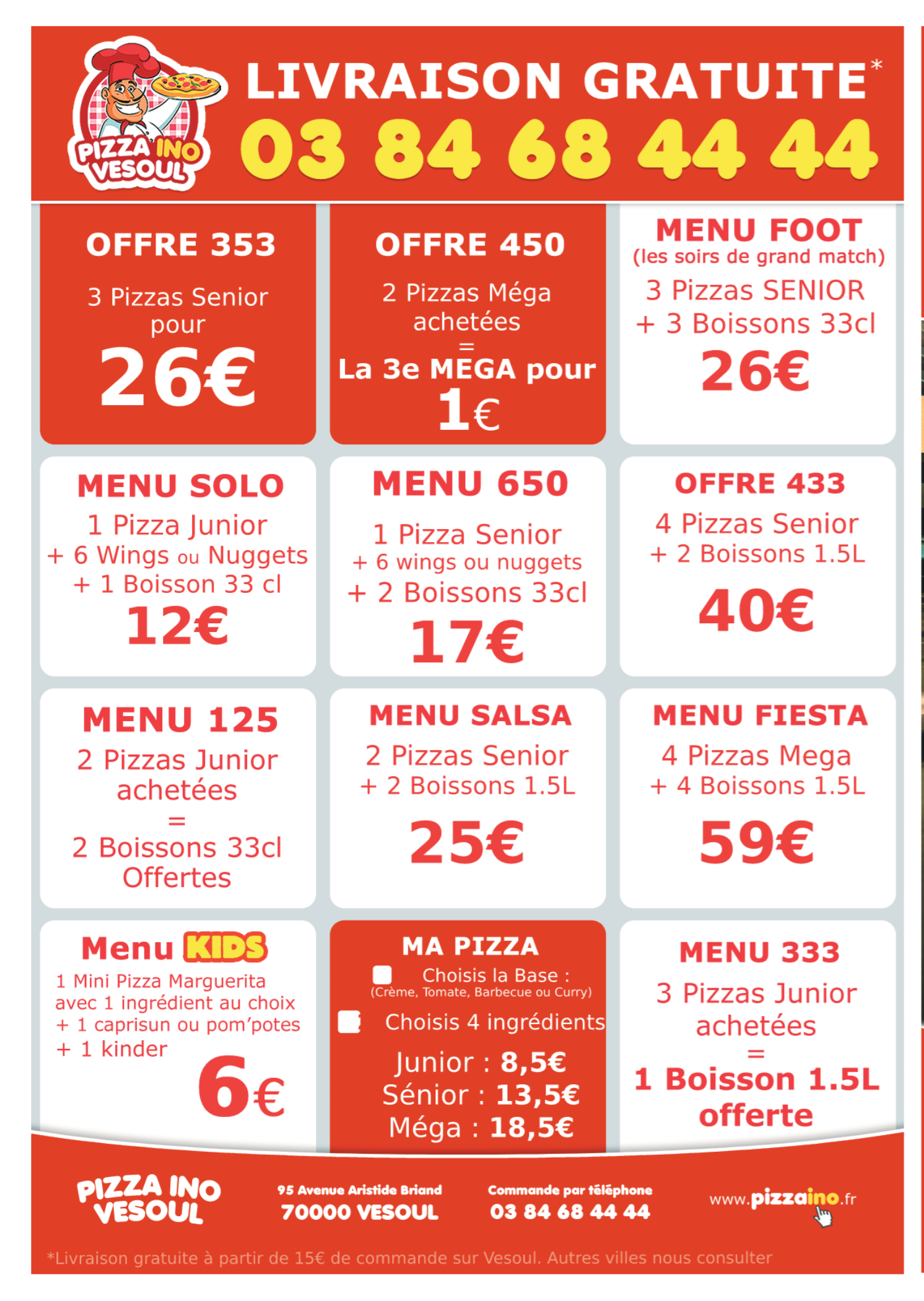 La Carte des Promos